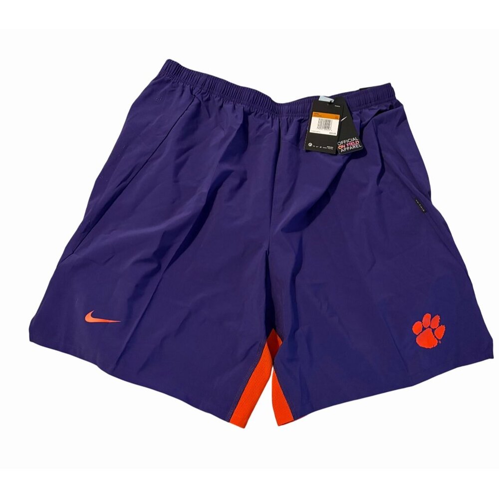 Clemson Tigers Nike Flex Dri-Fit Mens On Field Shorts - NEW! Size XXL